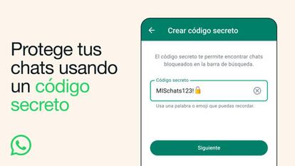 Codigo secreto WhatsApp