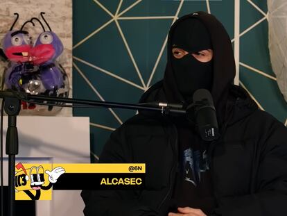 José Luis Huertas, alias 'Alcasec', durante una intervención en el canal de YouTube 'Club 113'.