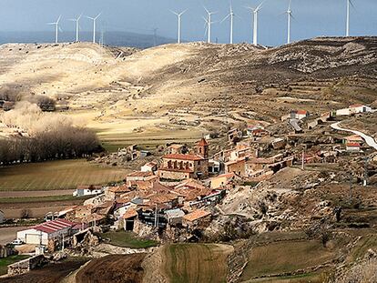 Parqueeólico de Valdeconejos, en la provincia de Teruel.