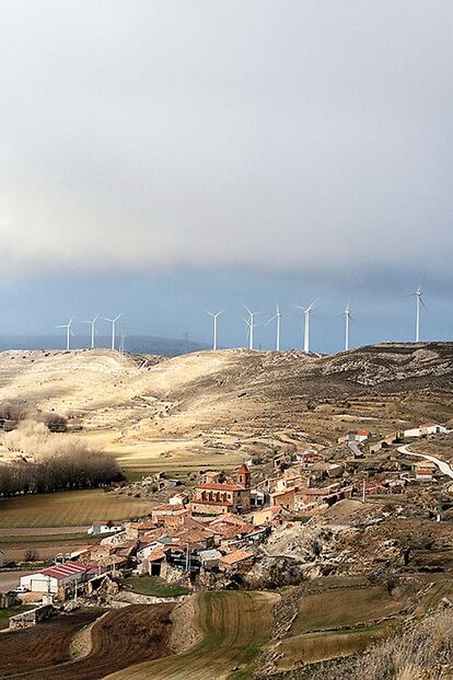 Parqueeólico de Valdeconejos, en la provincia de Teruel.