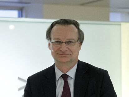El primer ejecutivo de Accenture, Pierre Nanterme, en las oficinas madrileñas de la firma.