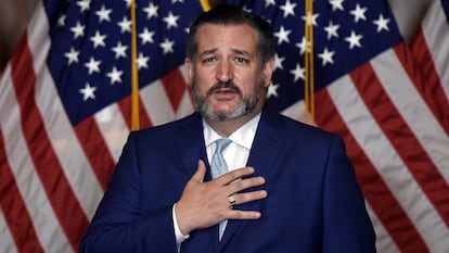 Ted Cruz, senador republicano por Texas, en el Capitolio.