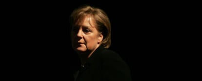 La canciller alemana, Angela Merkel, el pasado mes de febrero en Berlín.