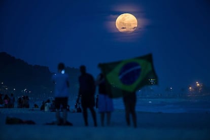 Playa de Ipanema en Río de Janeiro, Brasil.