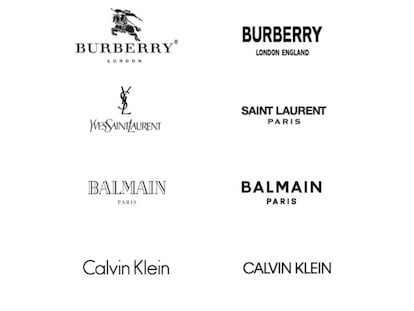 Logo: ¿Por qué todas las marcas de moda de lujo parecen ahora iguales?