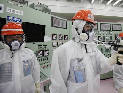 Medición de radiaciones en Fukushima.
 
 