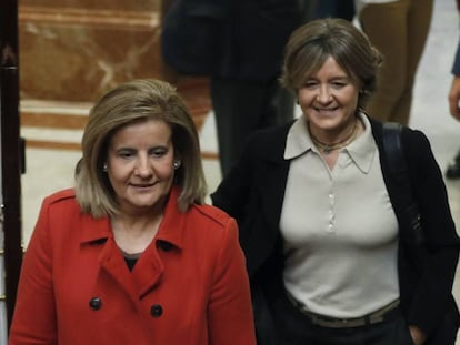 Fátima Báñez e Isabel García Tejerina, cuando eran ministras.