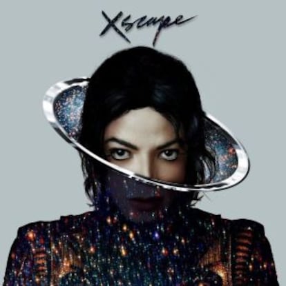 Michael Jackson, na imagem usada para a capa do disco.