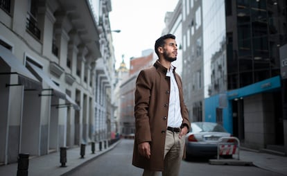 Jamal el Anbi, el martes en una calle del centro de Madrid.