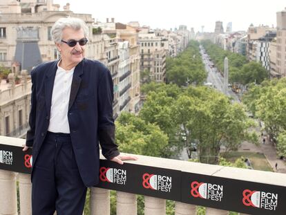 El cineasta alemán Wim Wenders, en Barcelona tras recibir el Premio de Honor del BCN Film Fest.