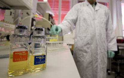El laboratorio antidopaje de Pekín 2008.