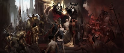 Concept art of 'Diablo IV'.