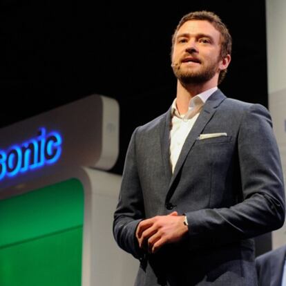Justin Timberlake presenta en Las Vegas el servicio MySpace TV.