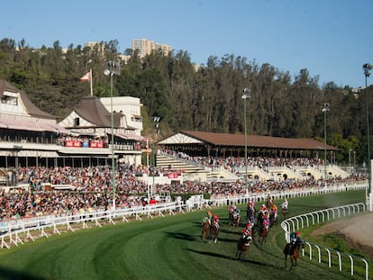 El hipódromo Valparaíso Sporting Club en Viña del Mar (Chile).