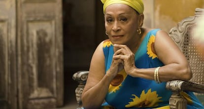 La cantante cubana Omara Portuondo. 