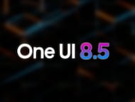 Logo de One UI 8.5 con fondo de color negro