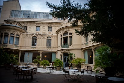 Interior de la sede madrileña de la SGAE.