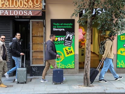 Cierre de establecimientos en el barrio de Malasaña de Madrid