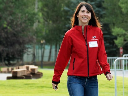 Mackenzie Bezos, en 2013 en Sun Valley, Idaho.