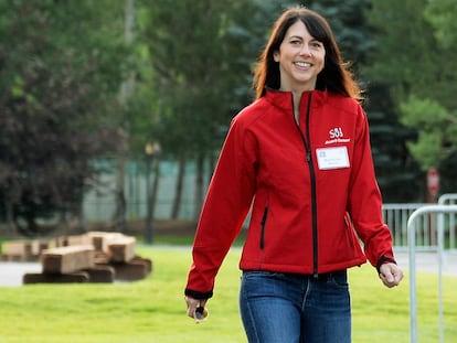 Mackenzie Bezos, en 2013 en Sun Valley, Idaho.