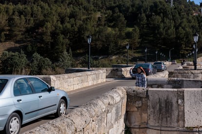 Una imagen del puente romano de Cabezón de Pisuerga, compuesto de nueve arcos y en sillería de piedra caliza. 