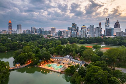 El Piedmont Park, en la zona céntrica de Atlanta.
