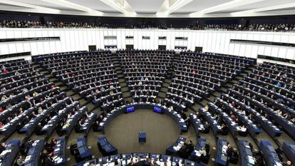 Vista del Parlamento Europeo.