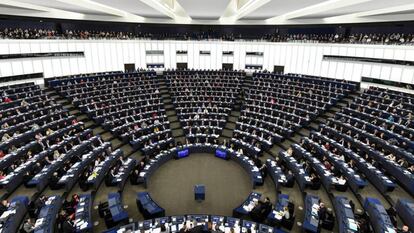 Vista del Parlamento Europeo. 