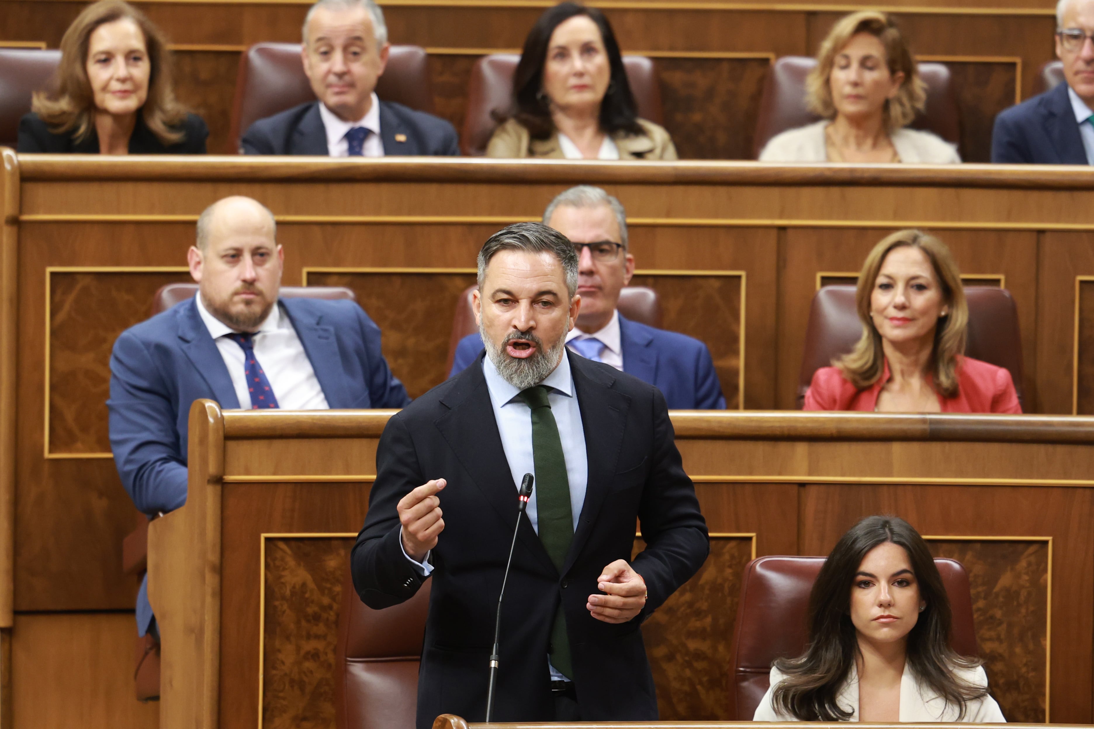 Santiago Abascal, el 15 de octubre en el Congreso.