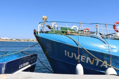 El barco Iuventa Ship de la ONG alemana Jugend Rettet, una de las embarcaciones criticadas por Generaci&oacute;n Identitaria