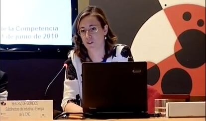 Beatriz de Guindos, en una imagen de un vídeo de Youtube.