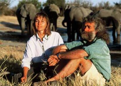 El matrimonio de naturalistas Dereck y Beverly Joubert.