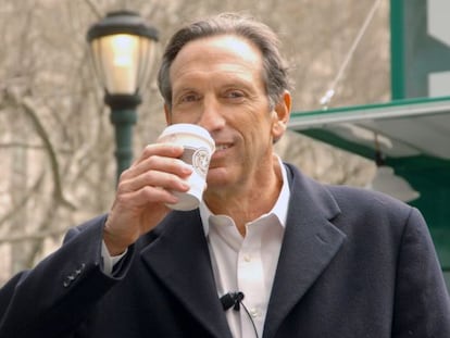 Howard Schultz, CEO de la cadena de cafeter&iacute;as Starbucks.