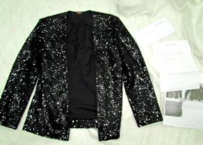 Chaqueta de Michael Jackson, usada durante su gira 'Billie Jean'.