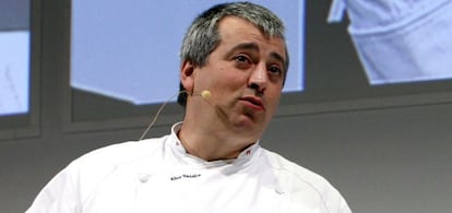 Conocido chef bilbaíno Aitor Basabe, responsable de la cocina del restaurante Arbolagaña.