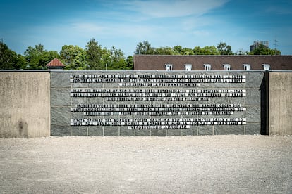 Memorial del campo de concentración de Dachau, Alemania.