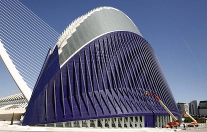 El edificio del &Aacute;gora, en Valencia. 