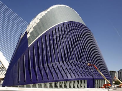 El edificio del &Aacute;gora, en Valencia. 