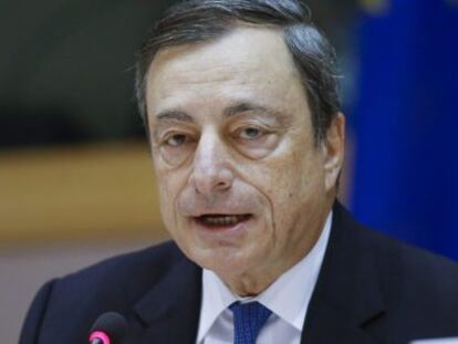 El presidente del Banco Central Europeo (BCE), Mario Draghi. EFE/Archivo