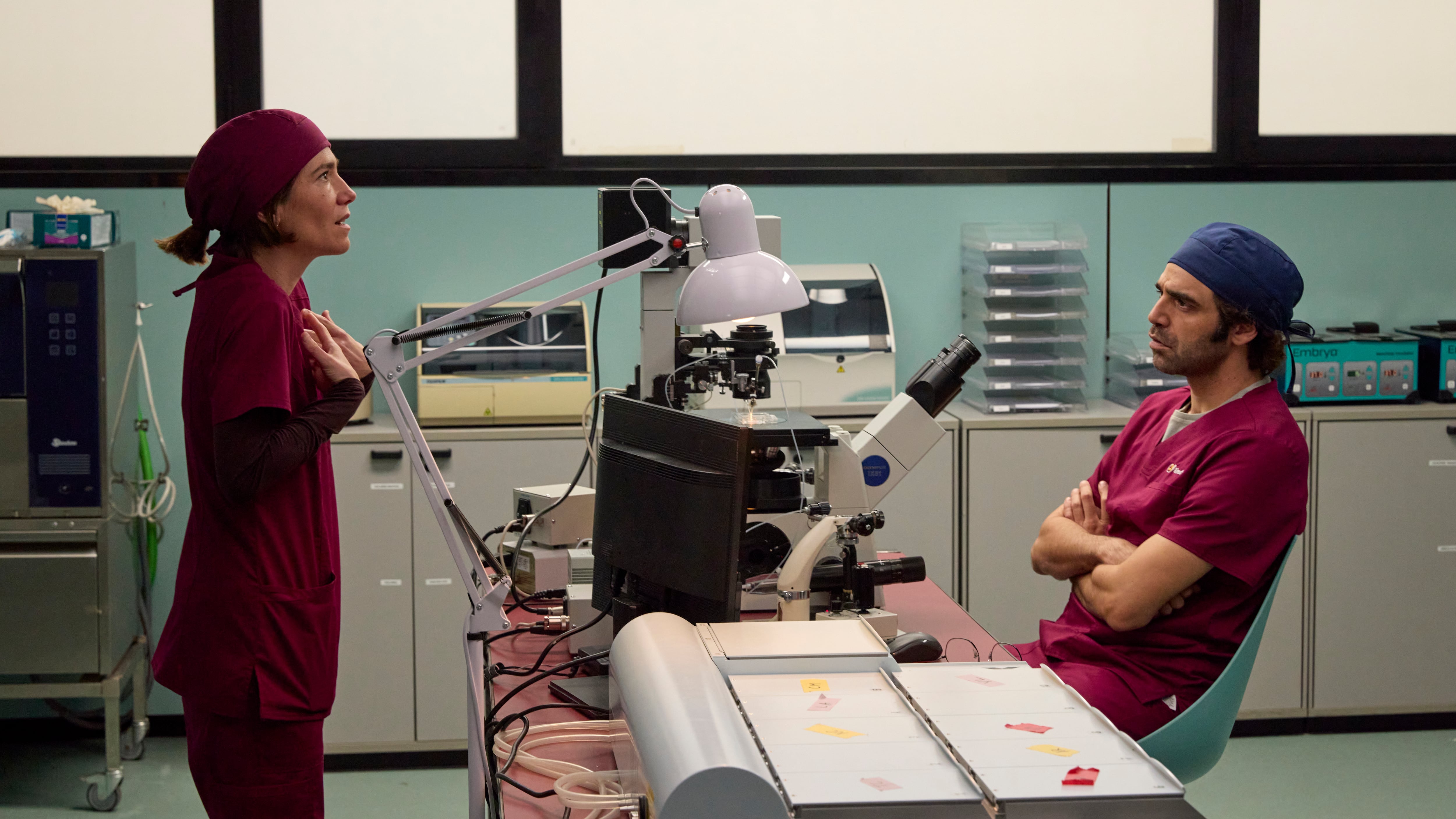Bruna Cusí y David Verdaguer, en 'In vitro'.