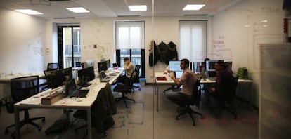 Coworking Loom en la calle Huertas.