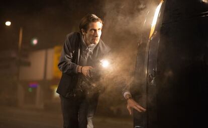 Jake Gyllenhaal, en un fotograma de 'Nightcrawler'. 