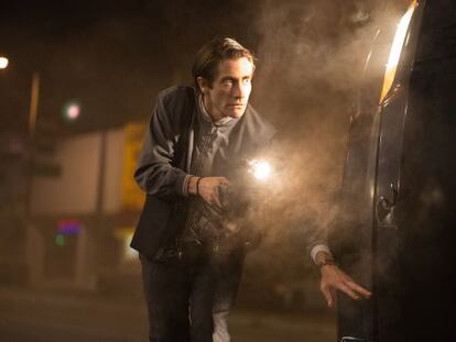 Jake Gyllenhaal, en un fotograma de 'Nightcrawler'. 
