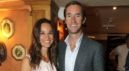 Pippa Middleton y su marido James Matthews en un evento en Covent Garden en junio de 2017.