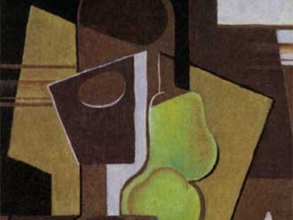 'Botella y peras' (1920), de Juan Gris.