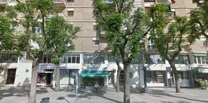 L'avinguda de Madrid de Lleida.