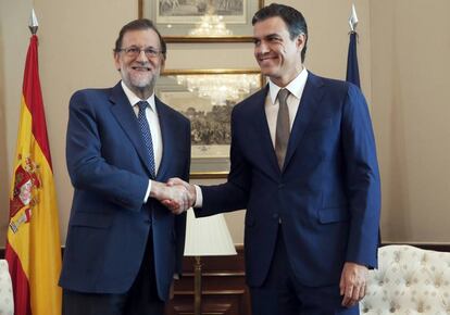 Mariano Rajoy y Pedro Sánchez