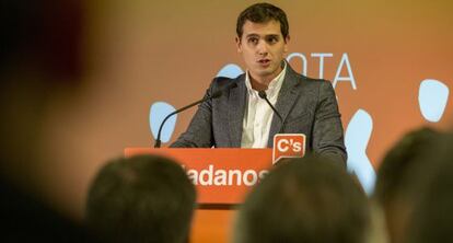 Albert Rivera, este mi&eacute;rcoles, en Bilbao.