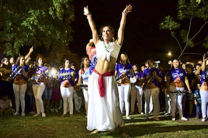 La batucada cerr&oacute; la primera noche de festejos de San Baltasar.