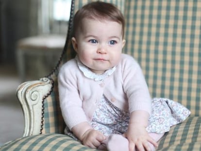 La princesa Carlota en una fotograf&iacute;a tomada por su madre, Kate. 